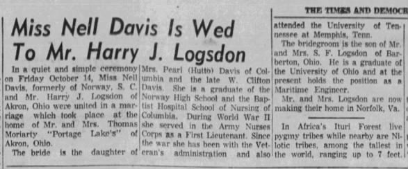 Clipping from The Times and Democrat